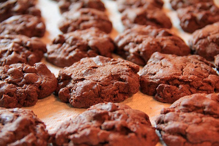 cookies tout chocolat : recette de cookies gourmands de grand-mère, très faciles