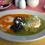 œufs divorcés, recette de cuisine mexicaine typique