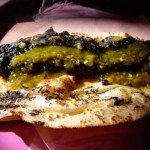 quesadillas de huitlacoche typiques de la gastronomie mexicaine populaire