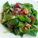 6 recettes de salades d'épinards frais