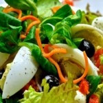 des idées de recettes de salades composées - ce sont des salades maison