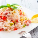 salade de riz, recette de cuisine