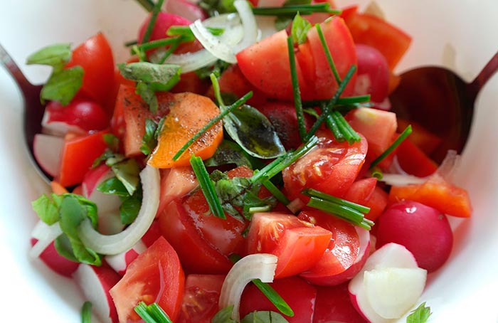 salade de tomates recette