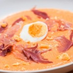 recette de salmorejo de Cordoune, une soupe espagnole froide