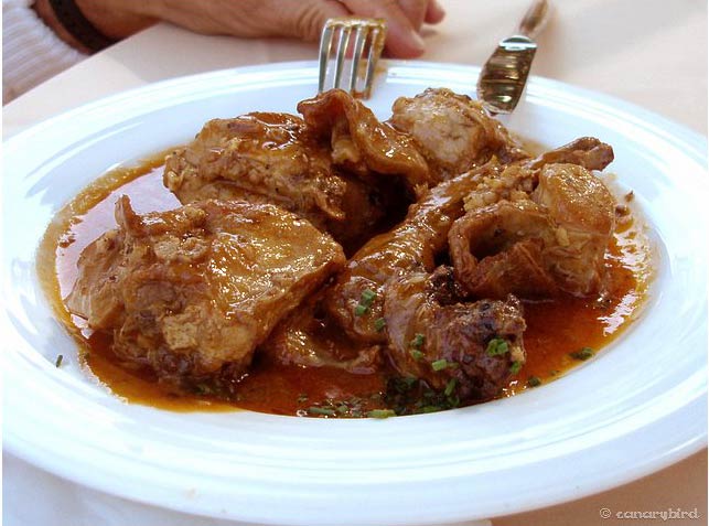 lapin au salmorejo : plat typique espagnol