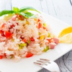 salade de riz, recette facile de cuisine