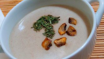 velouté de champignons, recette de soupe facile